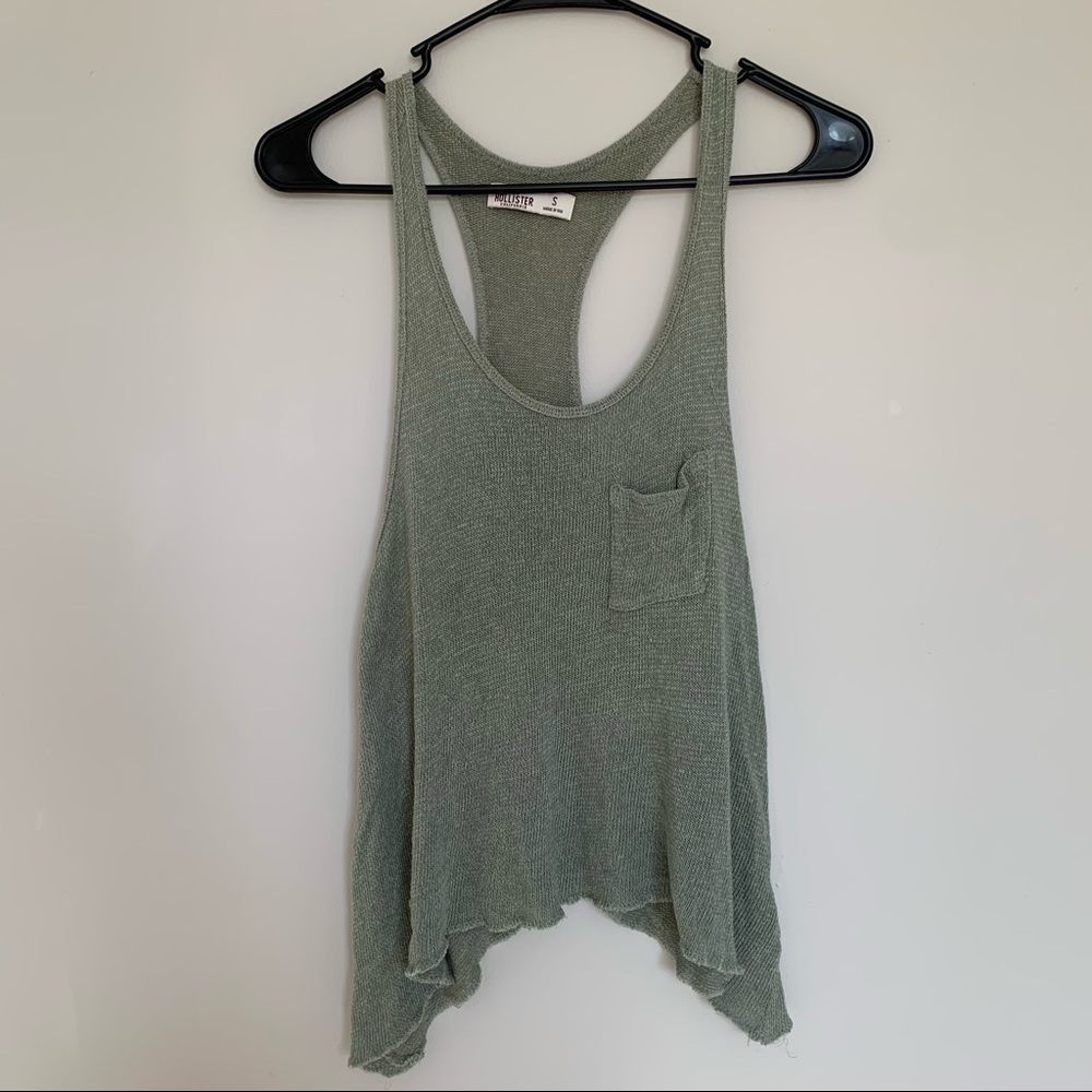 Light green Hollister tank top